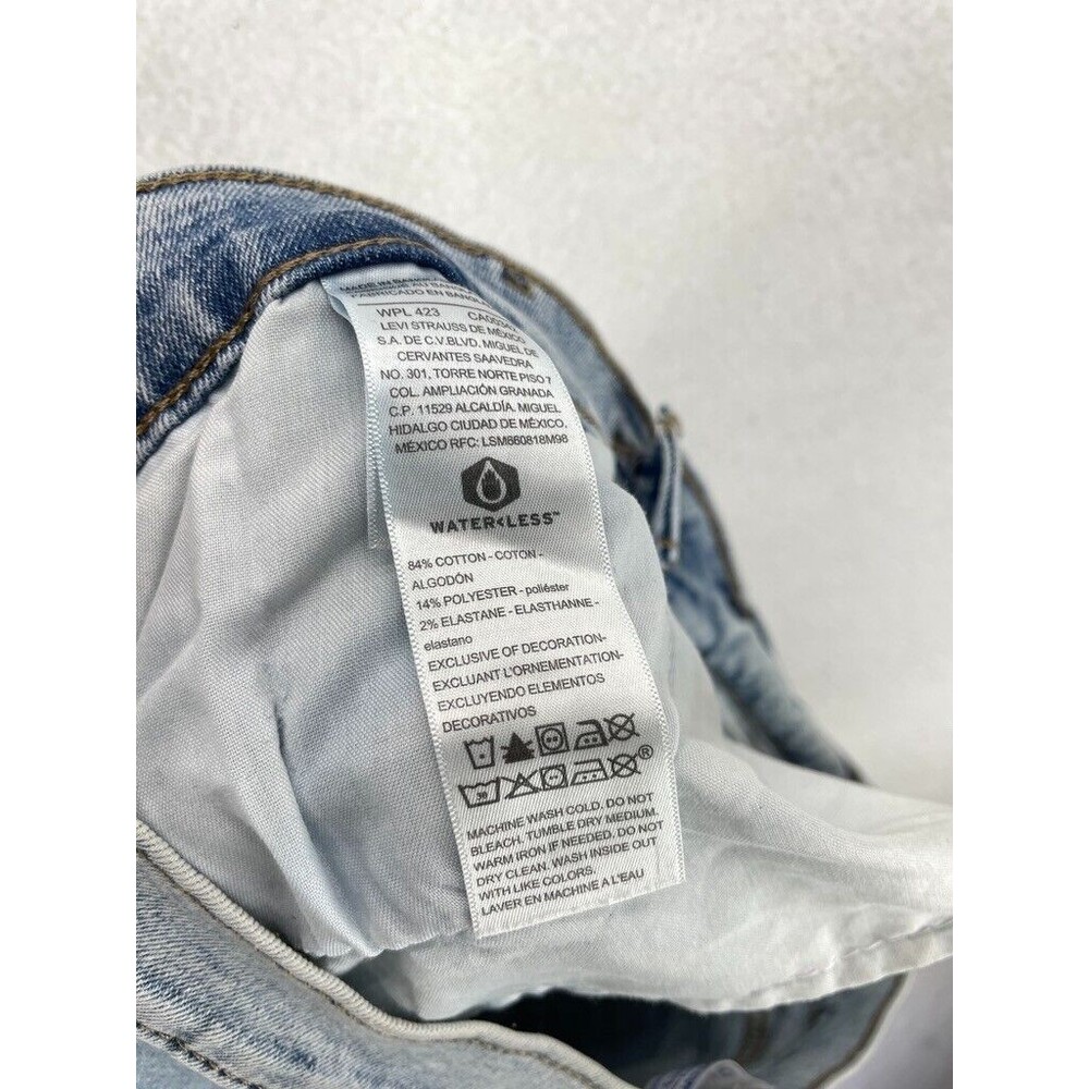 Denizen from Levi’s Jeans Women’s 29 Mid Rise Boyfriend Blue Stretch Denim‎ - Picture 10 of 11